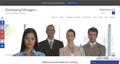 Desktop Screenshot of developingmanagers.org